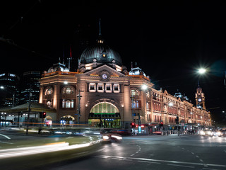 Fototapeta na wymiar Flinders Street Station