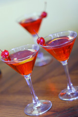 Cocktail Cosmopolitan, Cocktail Margarita cocktail, Cocktail Silk Stockings, and Martini.