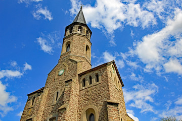 Fototapeta na wymiar Dorfkirche Rätzlingen (1838, Sachsen-Anhalt)