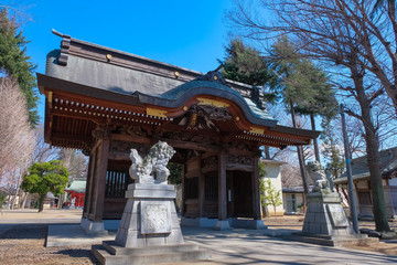 Fototapeta premium 聖蹟桜ヶ丘 小野神社 随神門