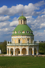 Church of the Nativity of the Blessed Virgin in Podmoklovo in Moscow Region, Russia