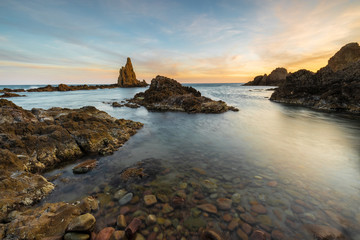 The sirens reef is located in the Natural Park of Cabo de Gata. Andalucia. Spain.
