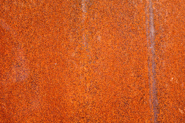 iron wall with rust. grunge texture. background for the designer. corrosion of metal