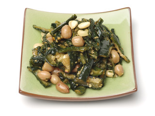 pickles on white background
