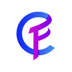 Letter C and F Logo Vector
