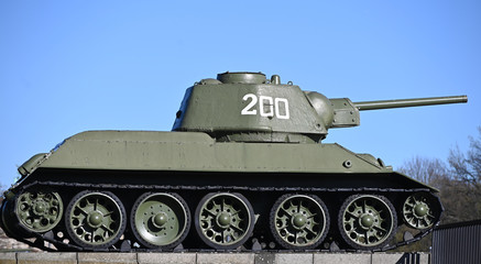 old soviet tank