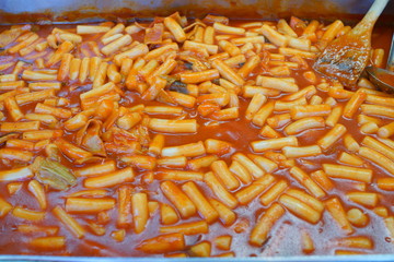 トッポギ　韓国料理　屋台　美味しい