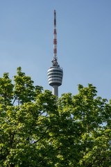 Blick über Stuttgarter Halbhöhenlage im Frühling