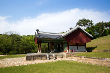 Fototapeta na wymiar Paju Three Royal Tombs is a royal tomb of the Joseon Dynasty.