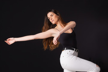 Retratos de una chica joven
