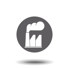 Factory icon. Vector symbol stock illustration web.