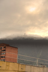 Bogota, Monserrate in clouds