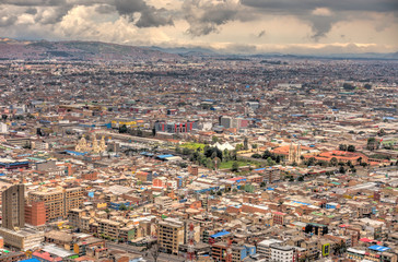 Fototapeta na wymiar Bogota cityscape, Colombia