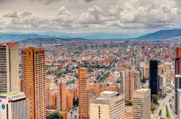 Bogota cityscape, Colombia
