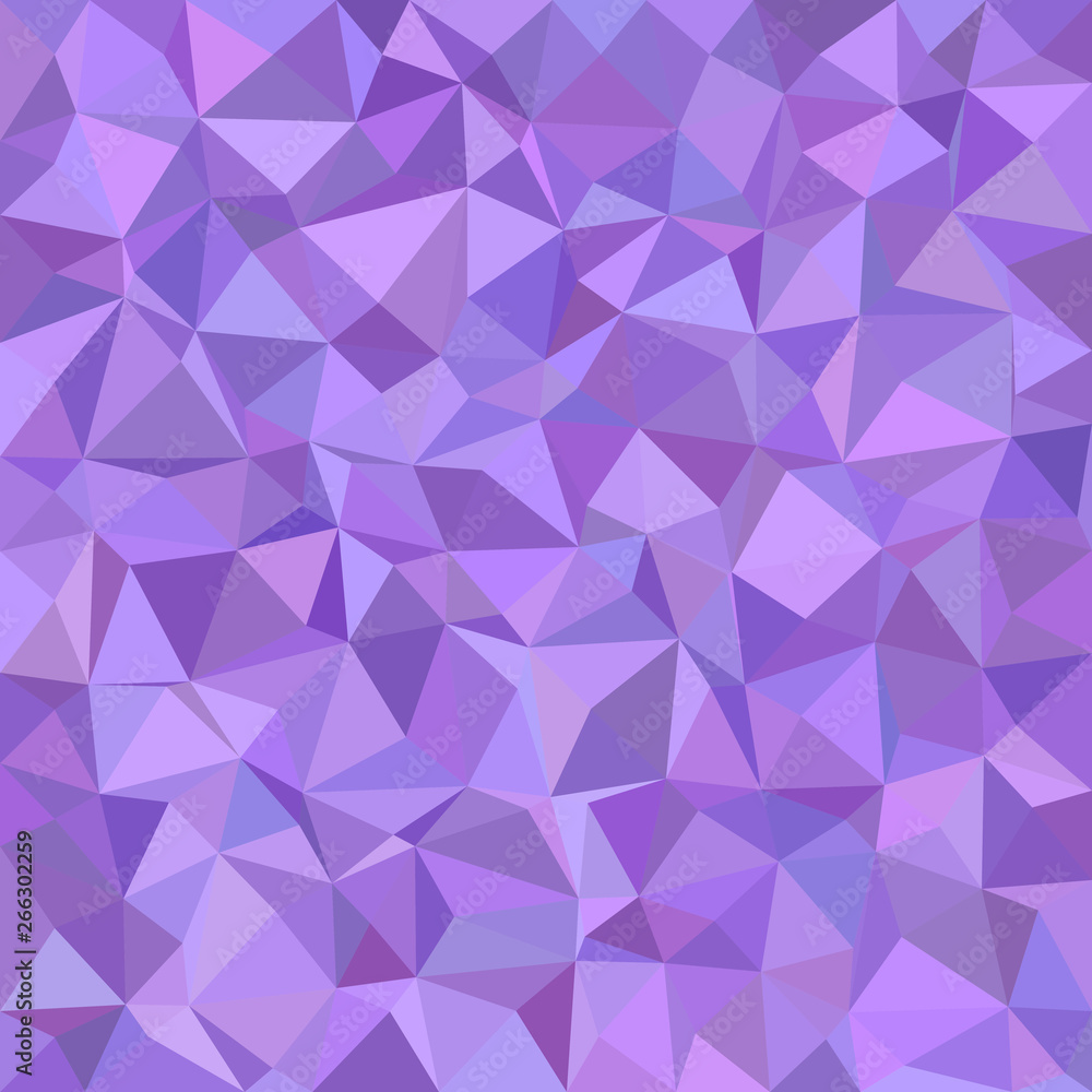 Poster abstract triangle tiled mosaic background - polygonal vector design
