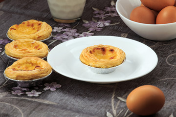 Delicious egg tarts