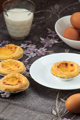 Delicious egg tarts