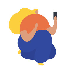 Business women flat icon