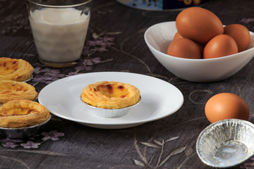 Delicious egg tarts