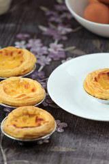Delicious egg tarts