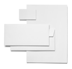 envelope letter card paper template business