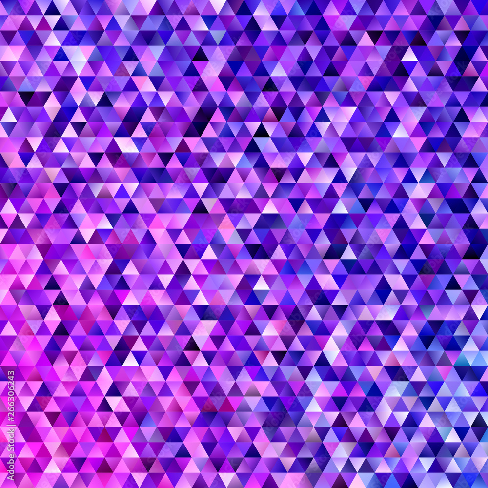 Poster geometric polygonal regular triangle tile background - modern geometrical gradient vector graphic de