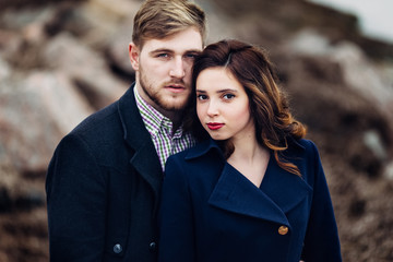 Fototapeta premium Portrait of an amazing young couple.