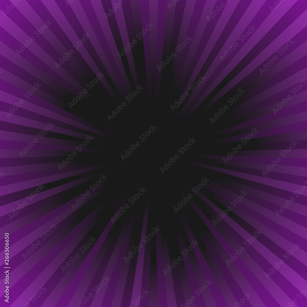 Poster abstract retro ray burst background - gradient vector graphic design