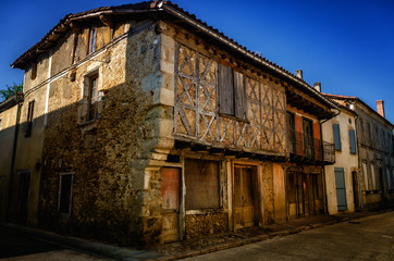 Fototapeta na wymiar Labastide d'Armagnac is a beautiful village located in the department of the Landes, France