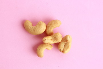 dried fruit of cashew nuts