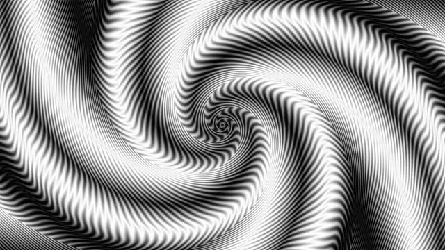 Endless spiral. Seamless loop footage.