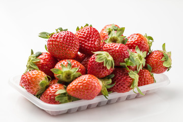 Shoot strawberries up close