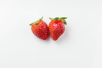 Shoot strawberries up close