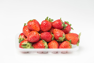 Shoot strawberries up close