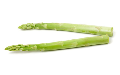 Asparagus on a white background