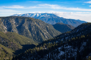 Fototapeta na wymiar Big Bear California Mountains Landscape