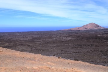 mer de lave de Lanzarote