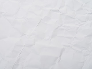 Obraz premium Wrinkled white paper background