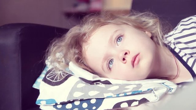 portrait of a little girl
