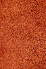 Abstract Texture Background. Cropped Shot Of Brown Shimmy. Brown Suede Leather Background.