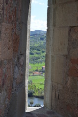 Castle at bosa in sardinia, italy 