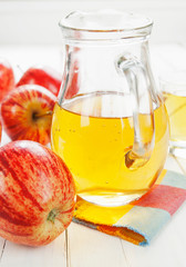 Fresh apple juice