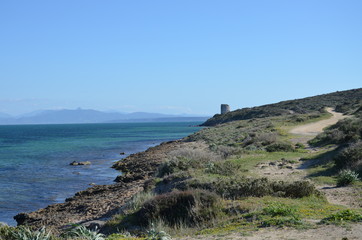 Tharros and San Giovanni tower