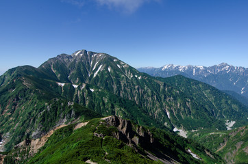 Naklejka premium 白馬 五竜岳