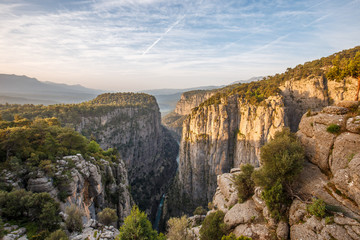 Fototapeta na wymiar Tazi canyon in Antalya, Turkey.