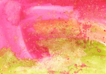 Watercolor abstract rainbow colorful background. Texture for cards, invitations, prints.