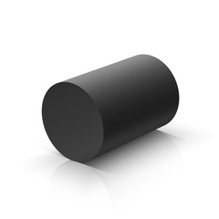 Black cylinder