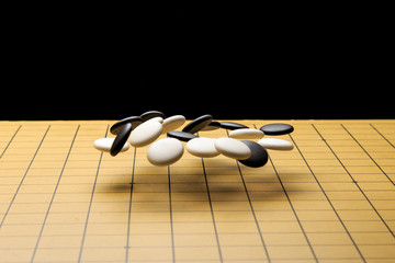 The chessboard and pieces
