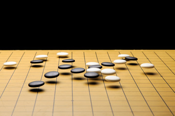 The chessboard and pieces
