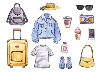 watercolor travel set
